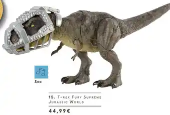 Monoprix T-rex fury suprême jurassic world offre