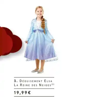 La reine des neiges déguisement elsa