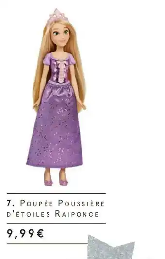 Monoprix Poupée poussière d'étoiles raiponce offre