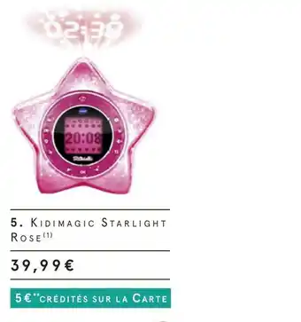 Monoprix Kidimagic starlight rose offre