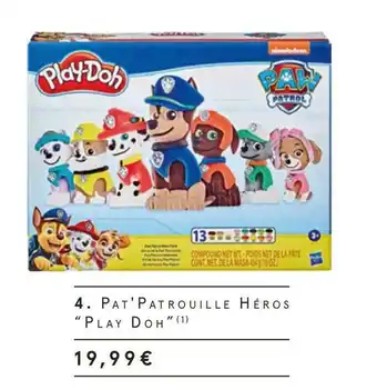 Play-doh pat'patrouille héros