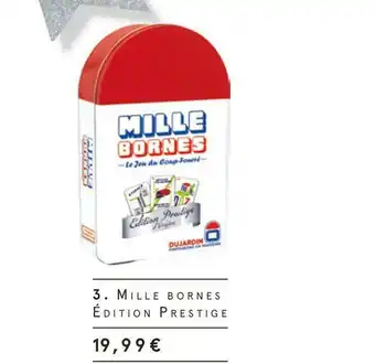 Monoprix Mille bornes édition prestige offre