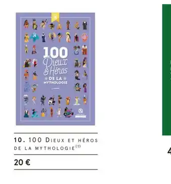 Monoprix 100 dieux et héros de la mythologie offre