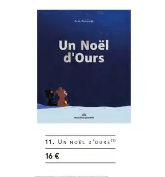 Monoprix Un noël d'ours offre