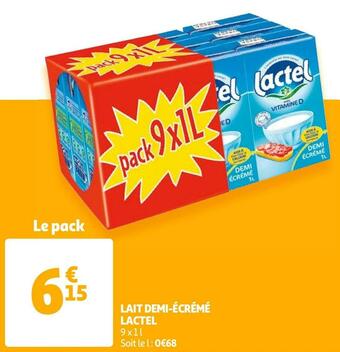 Lactel lait demi-écrémé