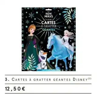 Cartes à gratter géantes disney