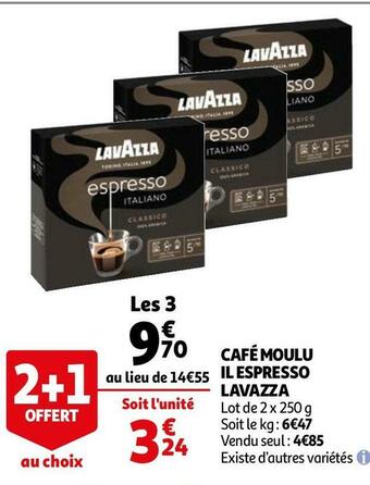 Lavazza café moulu