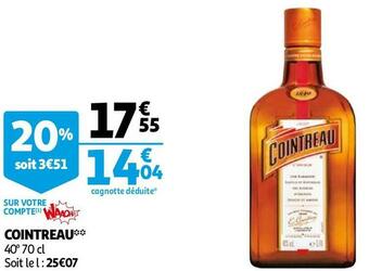 Auchan Cointreau cointreau offre