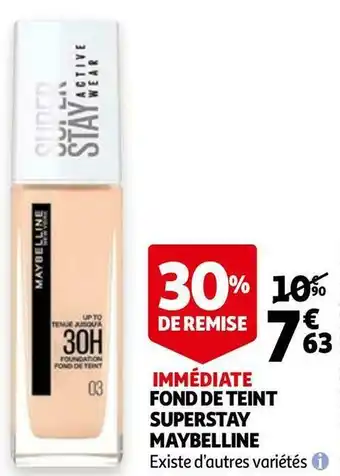 Maybelline fond de teint superstay
