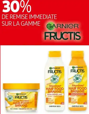 Garnier bon plan sur la gamme garnier fructis