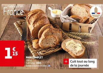 Auchan Pain complet offre