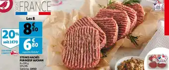 Auchan Auchan steaks hachés pur bœuf offre