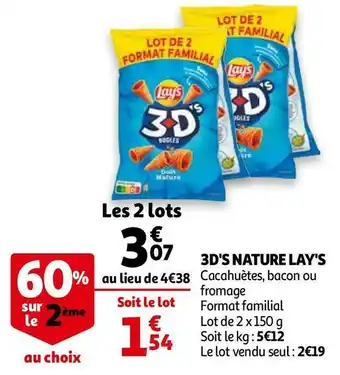 Auchan Lay's 3d's nature offre