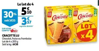 Auchan Lu cracotte offre