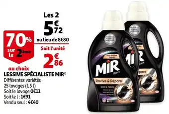 Mir lessive spécialiste