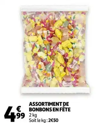 Auchan Assortiment de bonbons en fête offre