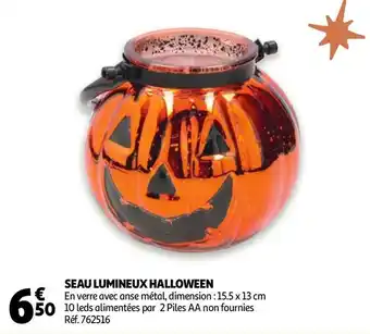 Seau lumineux halloween