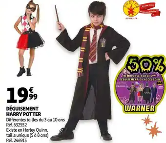 Déguisement harry potter