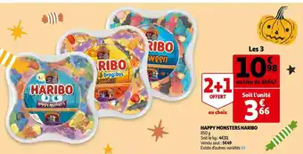 Auchan Haribo happy monsters offre