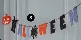 Auchan Guirlande halloween offre