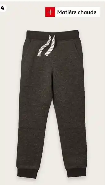 Auchan In extenso pantalon jogging garçon offre