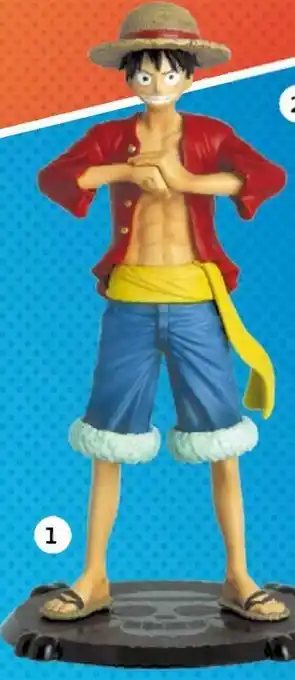 Auchan La figurine monkey d. luffy offre