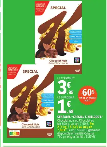 E.Leclerc CÉRÉALES SPÉCIAL K KELLOGG'S offre