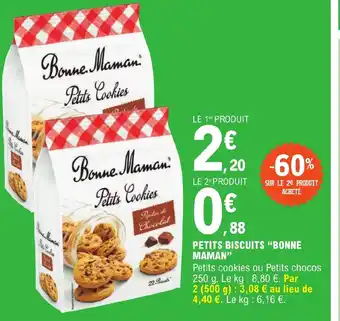 E.Leclerc PETITS BISCUITS BONNE MAMAN offre