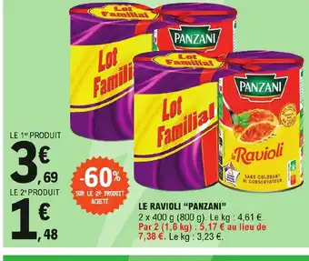 E.Leclerc LE RAVIOLI "ANZANI offre