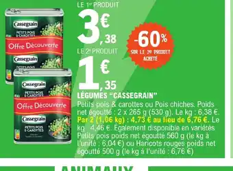 E.Leclerc LÉGUMES "CASSEGRAIN" offre