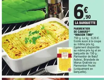 E.Leclerc PARMENTIER DE CANARD offre