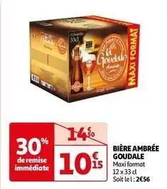 Auchan La goudale - bière ambrée offre