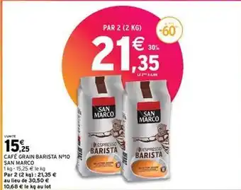 Intermarché Café en grains offre