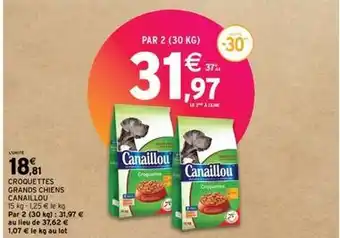 Intermarché Croquettes pour chien offre