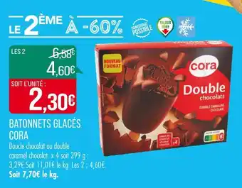 Match CORA BATONNETS GLACÉS offre