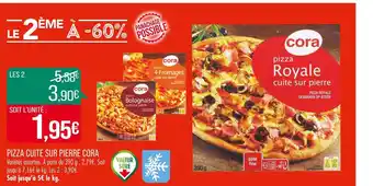 Match CORA PIZZA CUITE SUR PIERRE offre