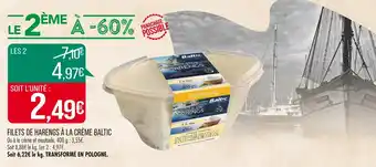 Match BALTIC FILETS DE HARENGS À LA CRÈME offre