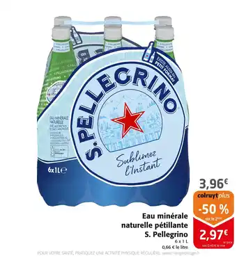 Colruyt S. Pellegrino Eau minérale naturelle pétillante offre