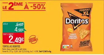 Match DORITOS TORTILLAS offre