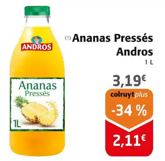 Colruyt Andros Ananas Pressés offre