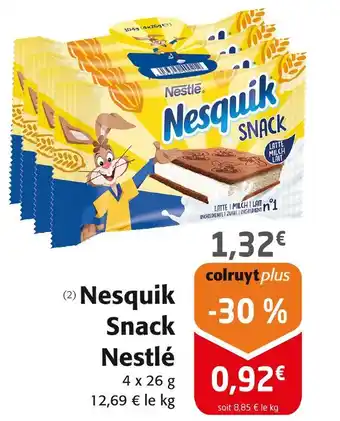 Colruyt Nestlé Nesquik Snack offre