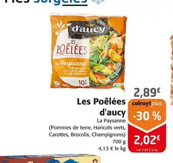 Colruyt d'aucy Les Poêlées offre