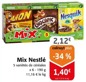 Colruyt Nestlé Mix Nestlé offre