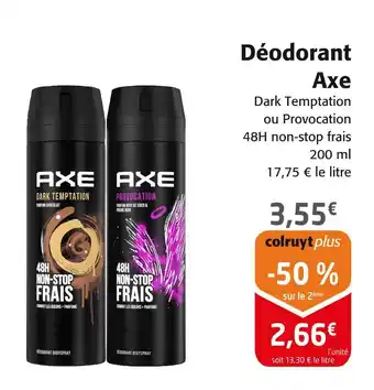 Colruyt AXE Déodorant offre