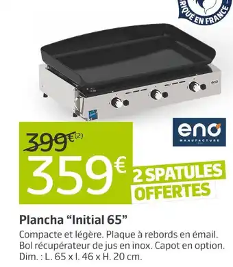 Jardiland eno Plancha “Initial 65” offre