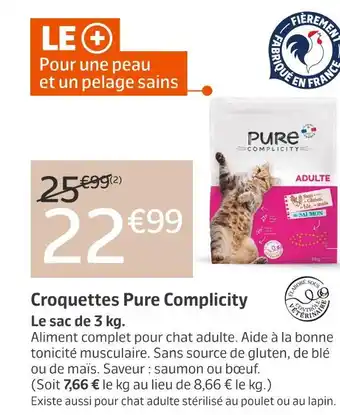 Jardiland Pure Complicity Croquettes offre