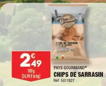 ALDI PAYS GOURMAND CHIPS DE SARRASIN offre