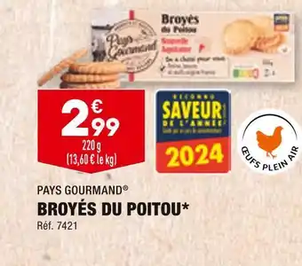 ALDI PAYS GOURMAND BROYÉS DU POITOU offre