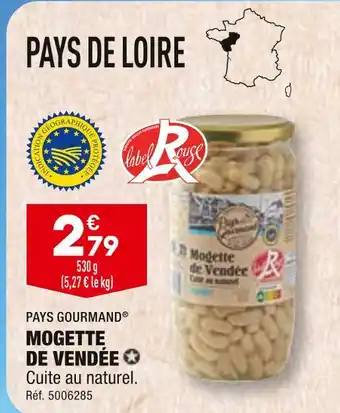 ALDI PAYS GOURMAND MOGETTE DE VENDÉE offre