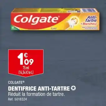 ALDI COLGATE DENTIFRICE ANTI-TARTRE offre
